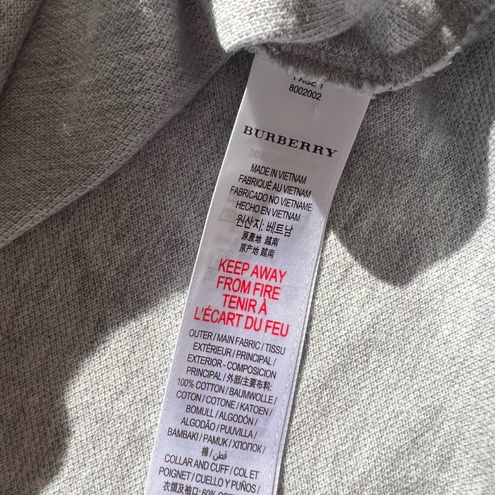 Authentic Burberry boys polo shirt - Picture 5 of 9